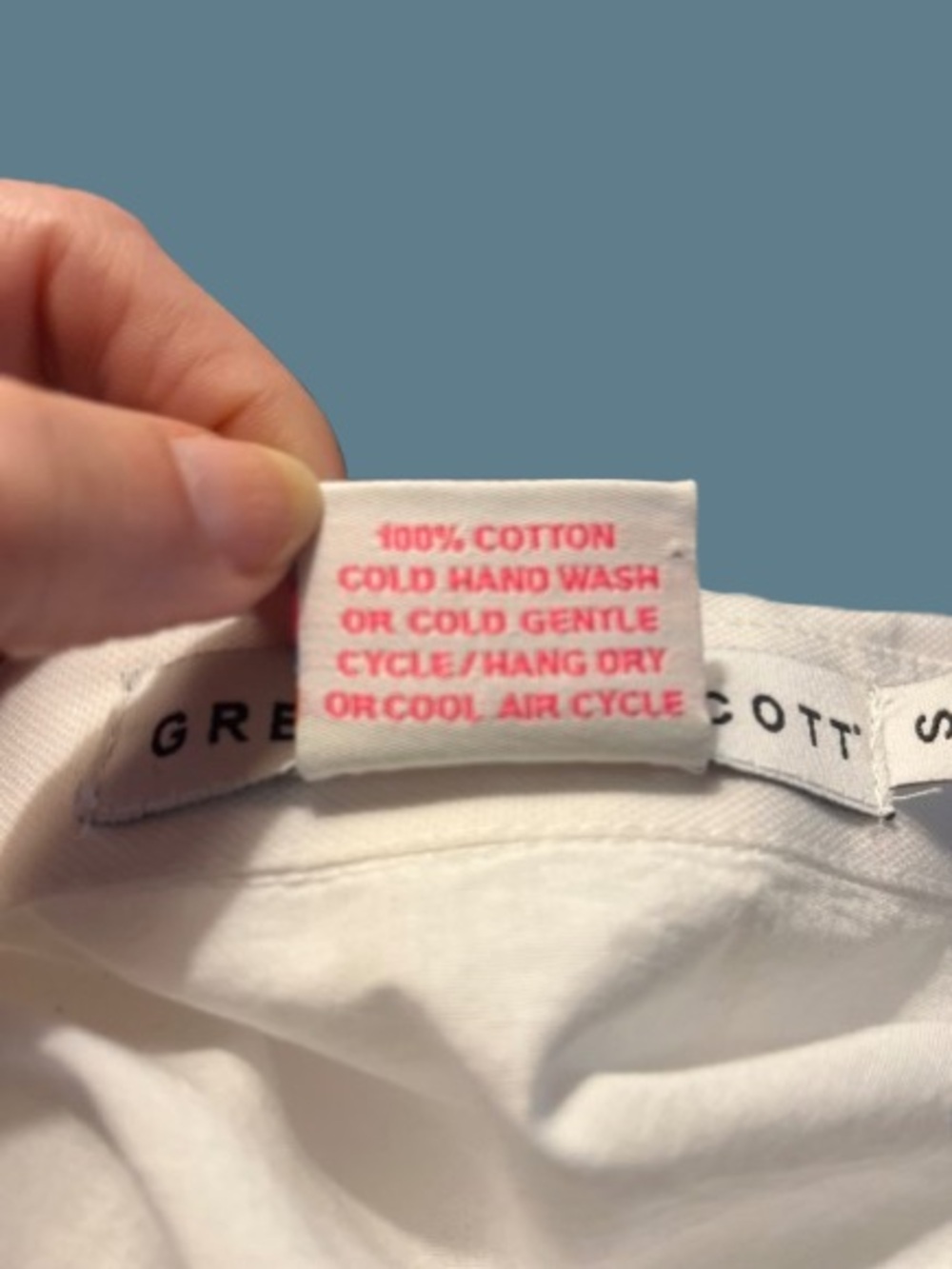 Gretchen Scott White Ruffle Front Cotton Blouse Size Small - Picture 7 of 7